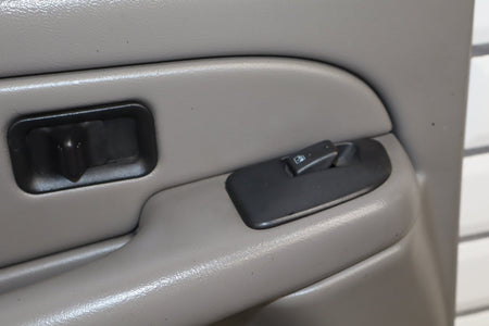 03-07 Chevy GMC 2500HD Crew Cab Left Rear Door Panel Pewter 92