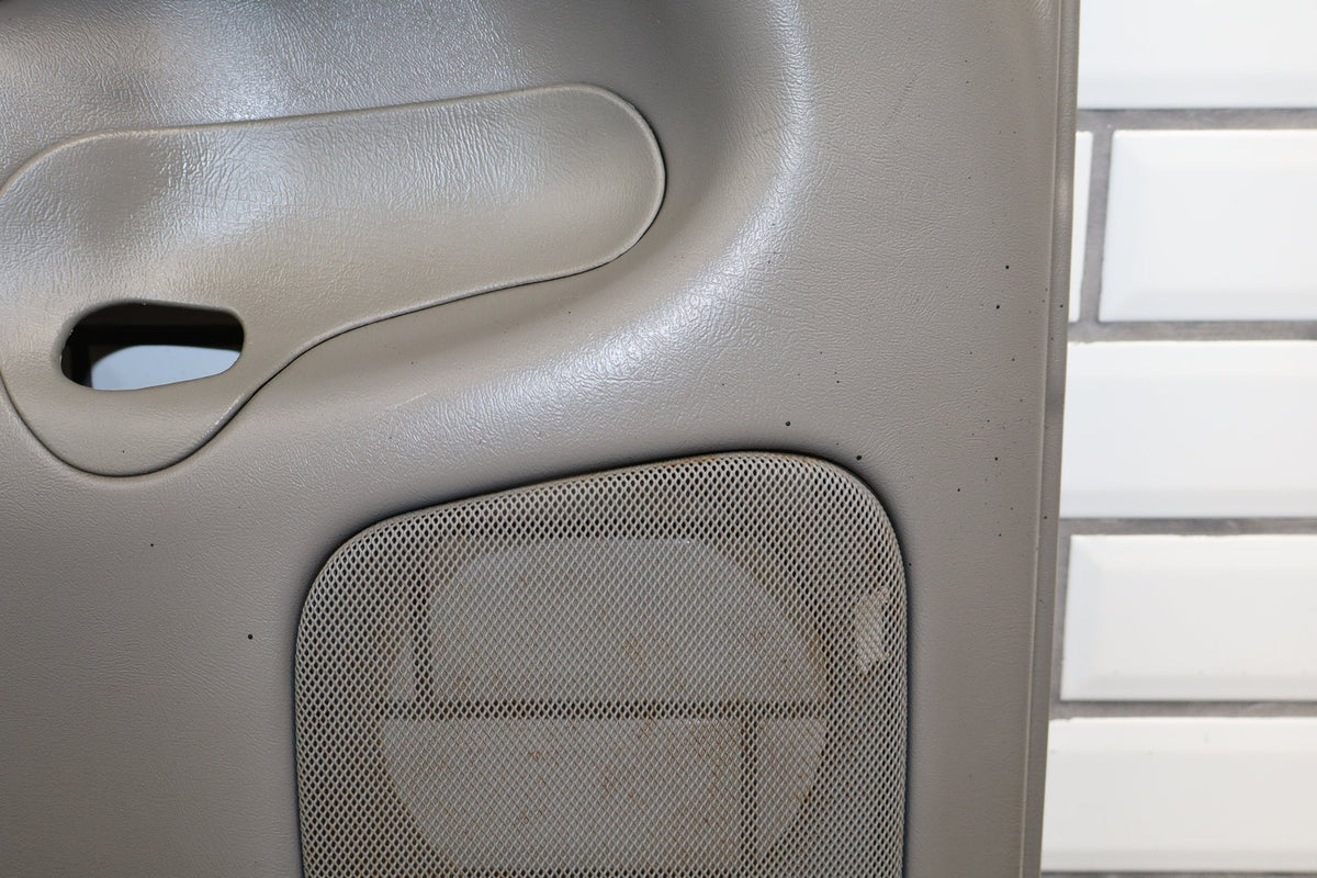 03-07 Chevy GMC 2500HD Crew Cab Left Rear Door Panel Pewter 92