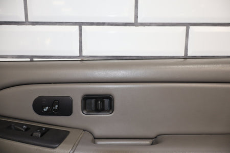 03-07 Chevy GMC Sierra Silverado GMT800 Right Front Door Trim Panel Pewter 92