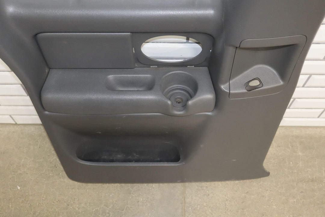 03 - 07 Chevy Silverado Sierra Extended Cab Left Rear Door Panel Dark Charcoal 69D