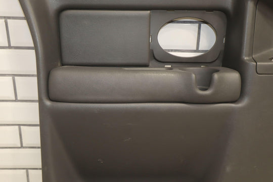 03 - 07 Chevy Silverado Sierra Extended Cab Left Rear Door Panel Dark Charcoal 69D