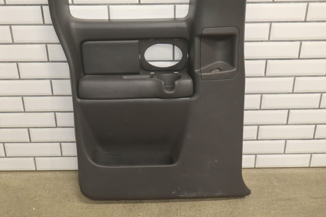 03 - 07 Chevy Silverado Sierra Extended Cab Left Rear Door Panel Dark Charcoal 69D