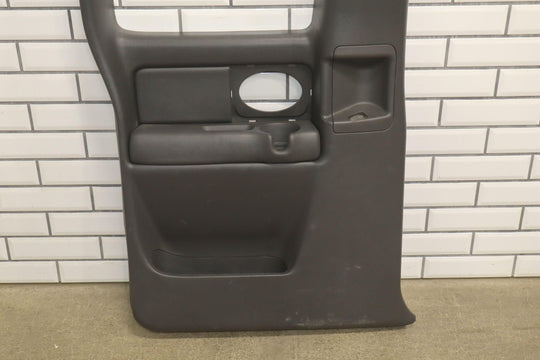 03 - 07 Chevy Silverado Sierra Extended Cab Left Rear Door Panel Dark Charcoal 69D