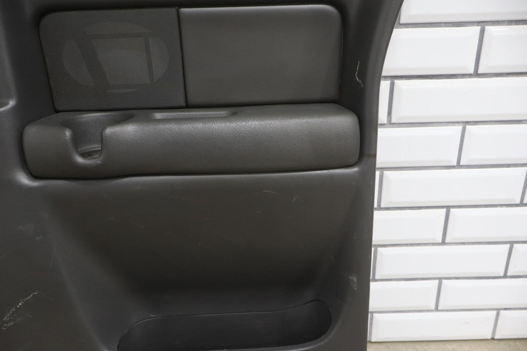 03 - 07 Chevy Silverado Sierra Extended Cab Right Rear Door Panel Dark Charcoal