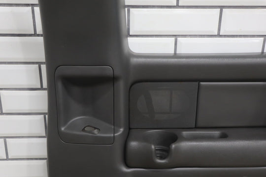03 - 07 Chevy Silverado Sierra Extended Cab Right Rear Door Panel Dark Charcoal
