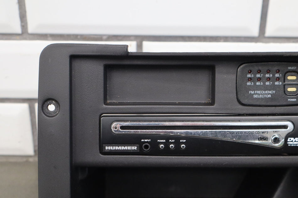 03-07 H2 Console Insert Compartment DVD Player Disc Receiver Audio OEM OE