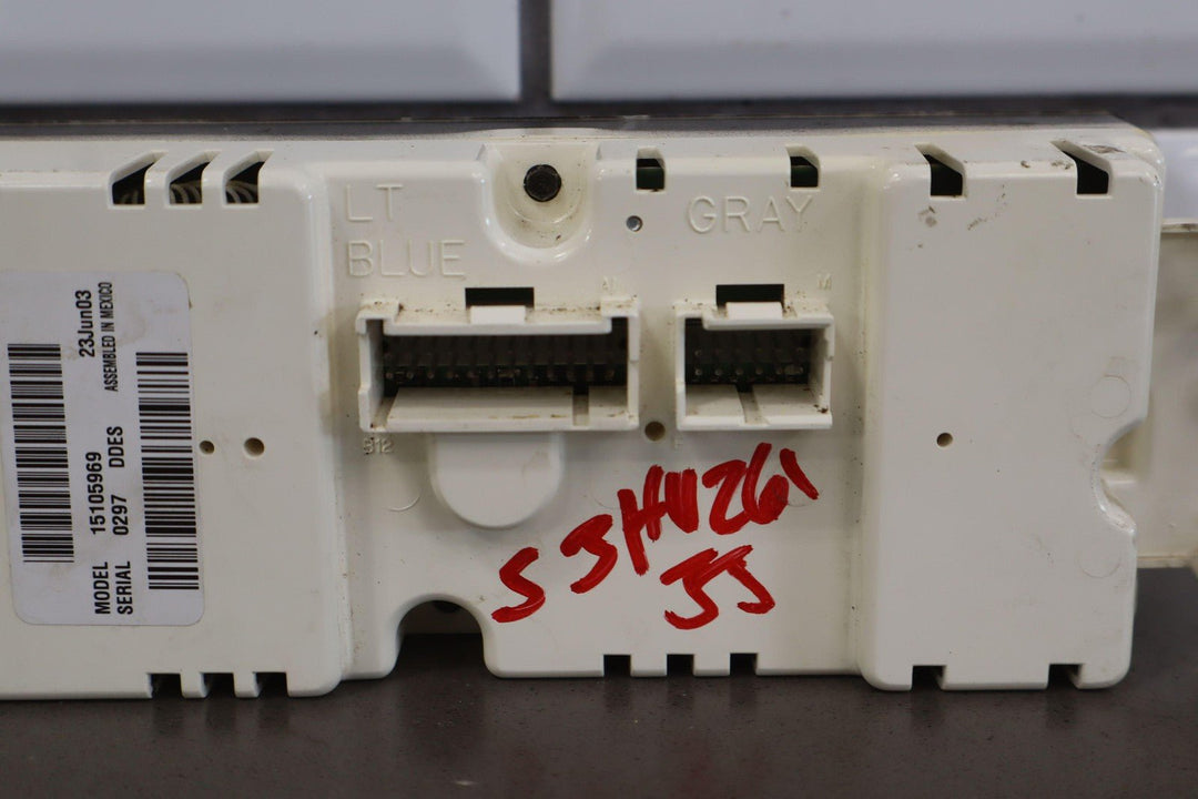 03 - 07 Hummer H2 Auto Climate Temperature Control Panel Switch W/O Bezel