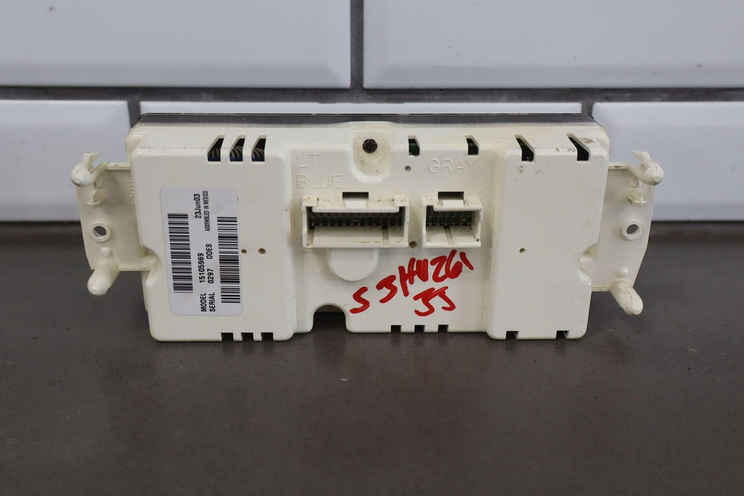 03 - 07 Hummer H2 Auto Climate Temperature Control Panel Switch W/O Bezel