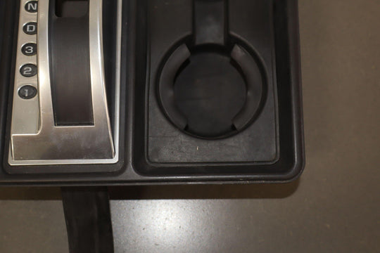 03 - 07 Hummer H2 Center Console Shifter Plate Cupholder Trim Bezel