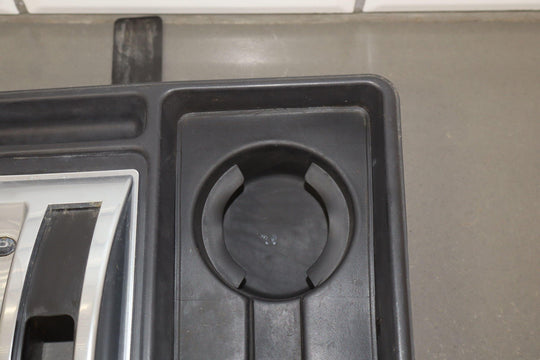 03 - 07 Hummer H2 Center Console Shifter Plate Cupholder Trim Bezel