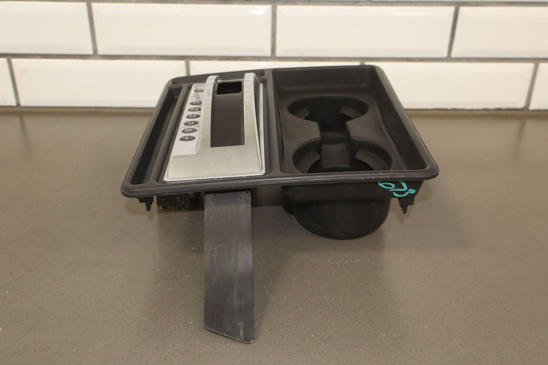 03 - 07 Hummer H2 Center Console Shifter Plate Cupholder Trim Bezel