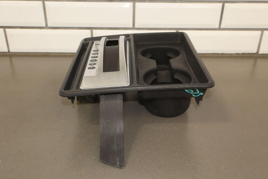03 - 07 Hummer H2 Center Console Shifter Plate Cupholder Trim Bezel