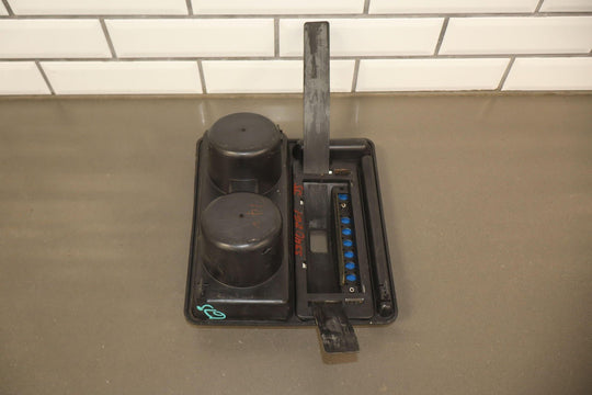 03 - 07 Hummer H2 Center Console Shifter Plate Cupholder Trim Bezel