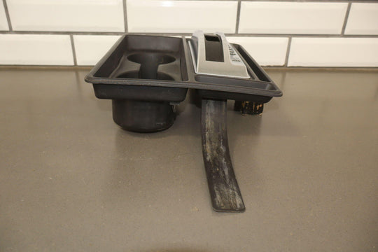 03 - 07 Hummer H2 Center Console Shifter Plate Cupholder Trim Bezel