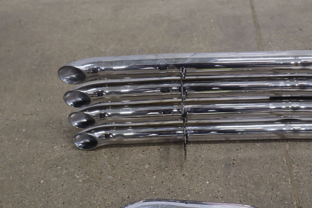 03 - 07 Hummer H2 Chrome Grille Kit OEM Main Grille & Aftermarket Strut Components