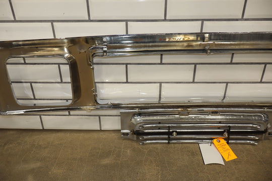 03 - 07 Hummer H2 Chrome Grille Kit OEM Main Grille & Aftermarket Strut Components