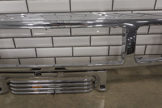 03 - 07 Hummer H2 Chrome Grille Kit OEM Main Grille & Aftermarket Strut Components