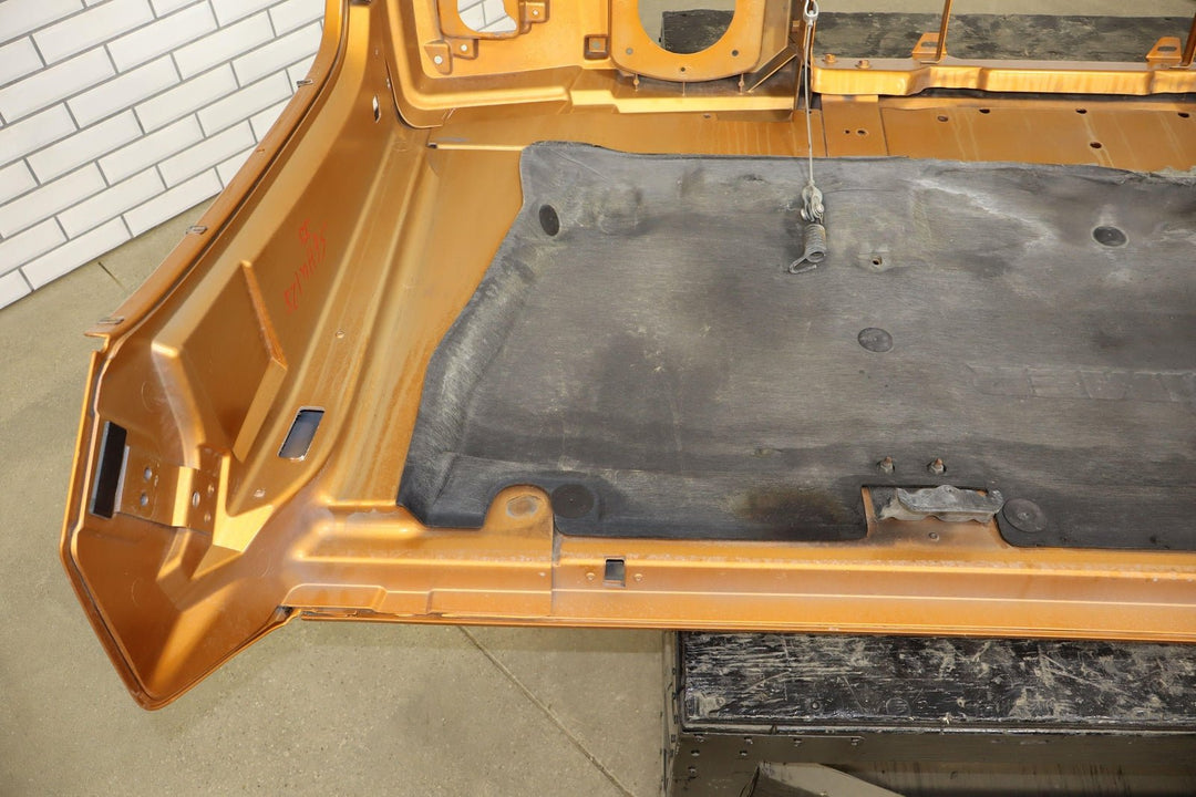 03 - 07 Hummer H2 Front Hood Panel BARE Fusion Orange 55U *Damage*