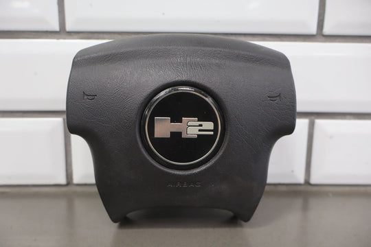 03 - 07 Hummer H2 Left Driver Steering Wheel Airbag W/Ebony Trim OEM