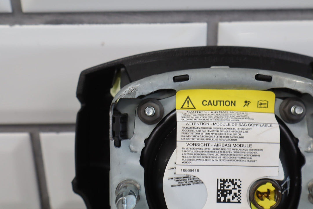 03 - 07 Hummer H2 Left Driver Steering Wheel Airbag W/Ebony Trim OEM