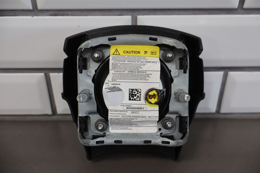 03 - 07 Hummer H2 Left Driver Steering Wheel Airbag W/Ebony Trim OEM