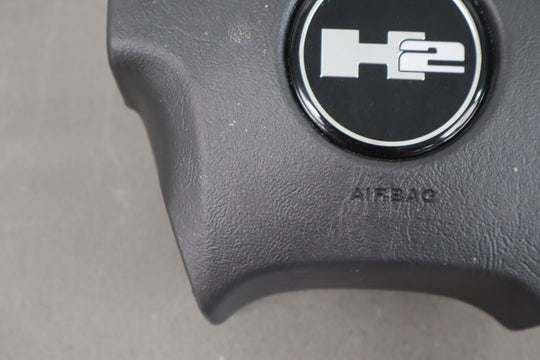 03 - 07 Hummer H2 Left Driver Steering Wheel Airbag W/Ebony Trim OEM