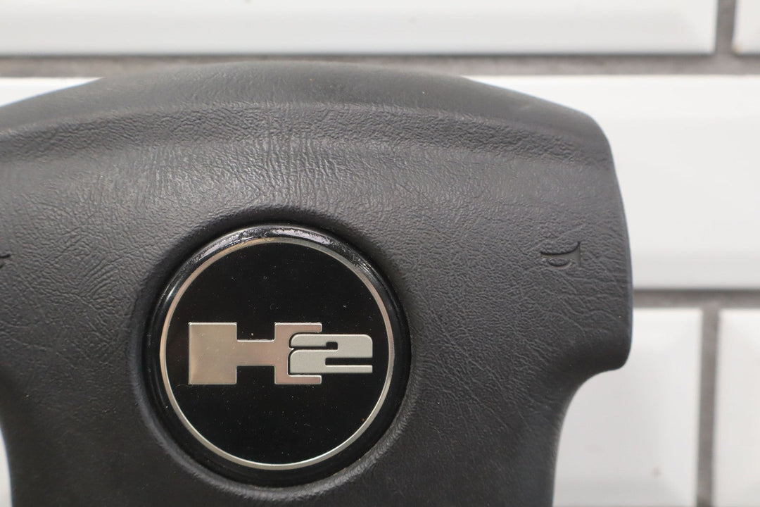 03 - 07 Hummer H2 Left Driver Steering Wheel Airbag W/Ebony Trim OEM