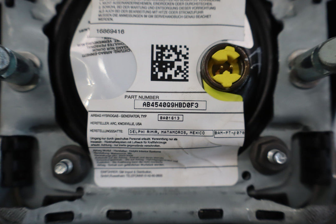 03 - 07 Hummer H2 Left Driver Steering Wheel Airbag W/Ebony Trim OEM