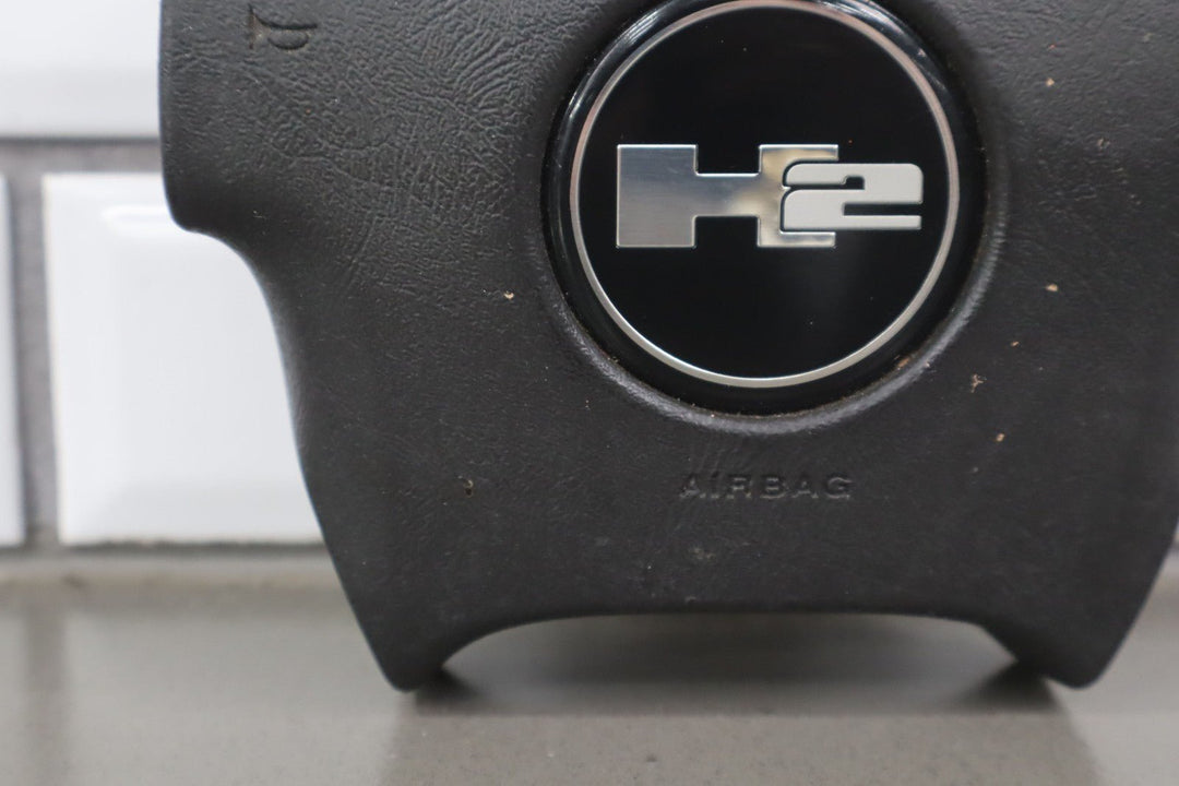 03 - 07 Hummer H2 Left Driver Steering Wheel Airbag W/Ebony Trim OEM