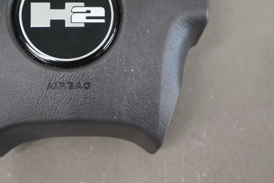 03 - 07 Hummer H2 Left Driver Steering Wheel Airbag W/Ebony Trim OEM