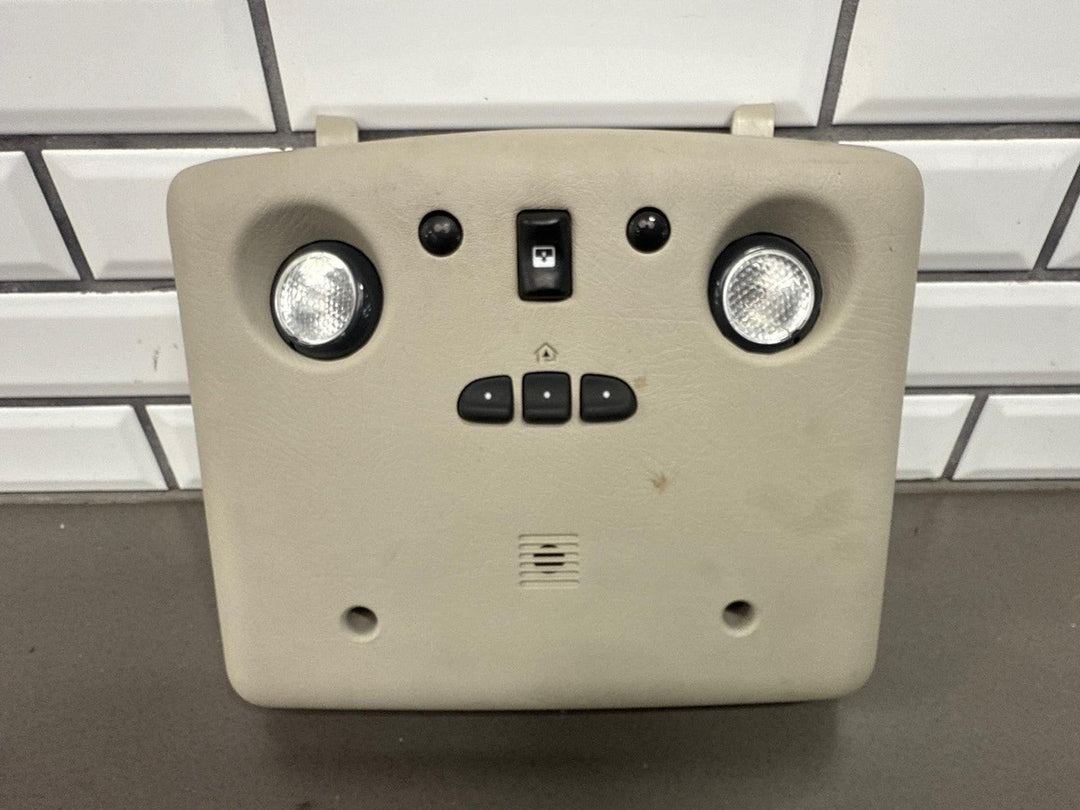 03 - 07 Hummer H2 Overhead Roof Console (Wheat) W/Sunroof Switches