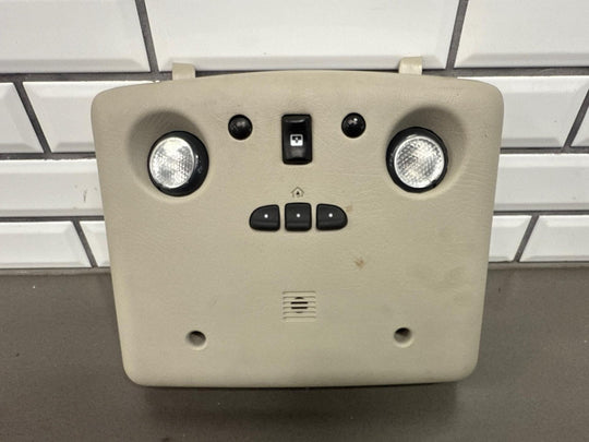 03 - 07 Hummer H2 Overhead Roof Console (Wheat) W/Sunroof Switches