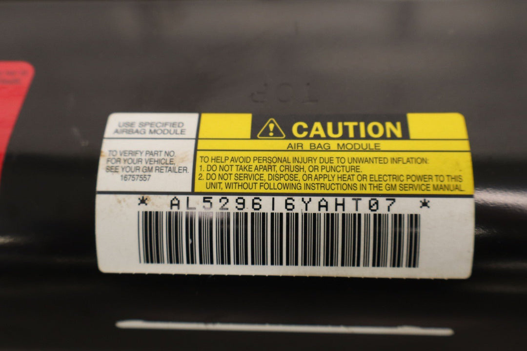 03 - 07 Hummer H2 Right Passenger Dash Mounted Airbag W/Ebony Trim OEM