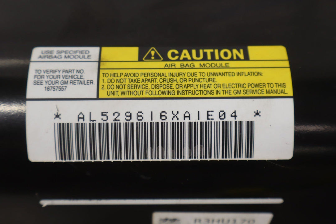 03 - 07 Hummer H2 Right Passenger Dash Mounted Airbag W/Ebony Trim OEM