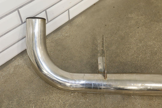 03 - 07 Hummer H2 SUV Right RH Running Board (Chrome/Black) Dented See Photos