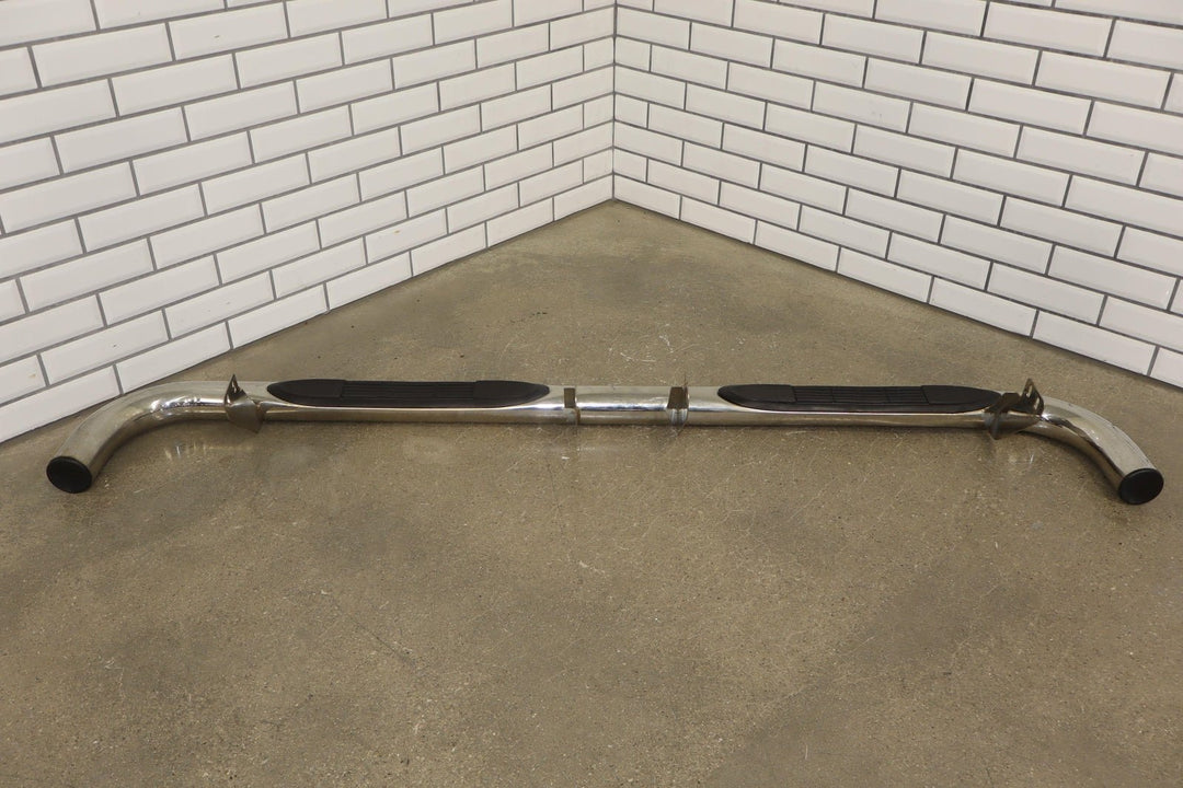 03 - 07 Hummer H2 SUV Right RH Running Board (Chrome/Black) Dented See Photos