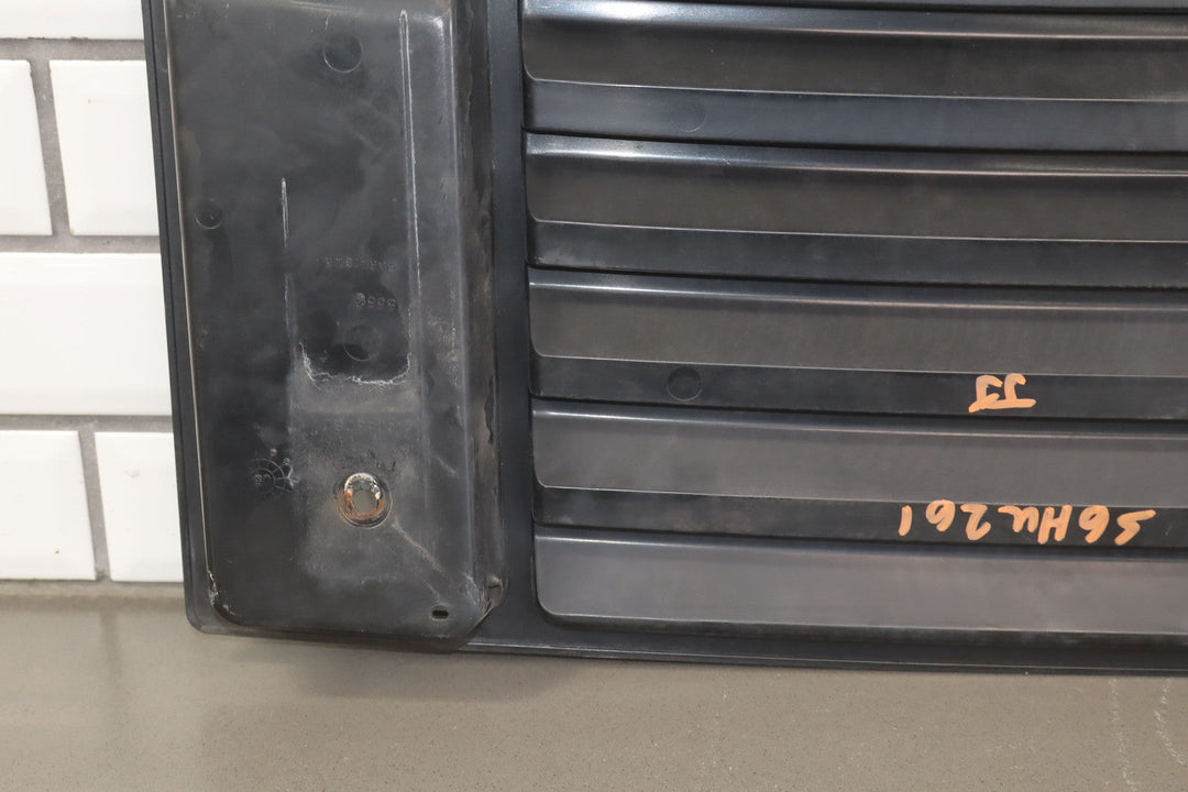 03 - 09 Hummer H2 Base Model Black Plastic Upper Hood Grille OEM *No Handles*