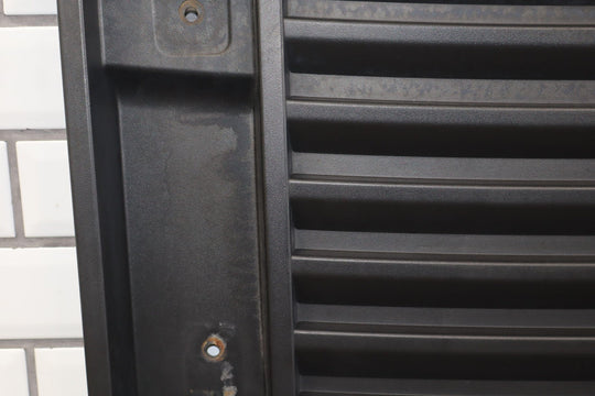 03 - 09 Hummer H2 Base Model Black Plastic Upper Hood Grille OEM *No Handles*