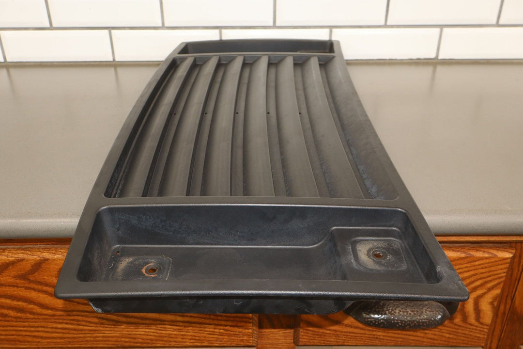 03 - 09 Hummer H2 Base Model Black Plastic Upper Hood Grille OEM *No Handles*