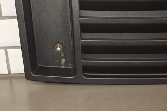 03 - 09 Hummer H2 Base Model Black Plastic Upper Hood Grille OEM *No Handles*