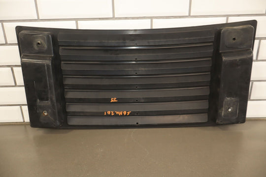 03 - 09 Hummer H2 Base Model Black Plastic Upper Hood Grille OEM *No Handles*