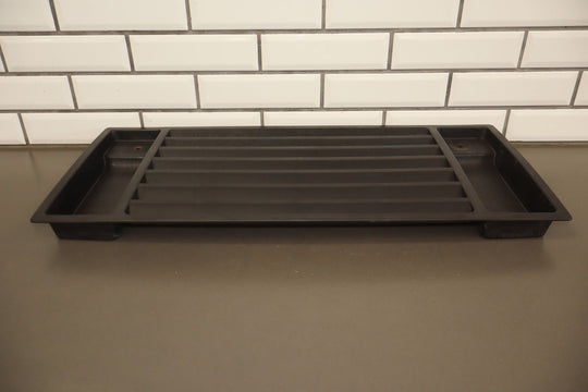 03 - 09 Hummer H2 Base Model Black Plastic Upper Hood Grille OEM *No Handles*