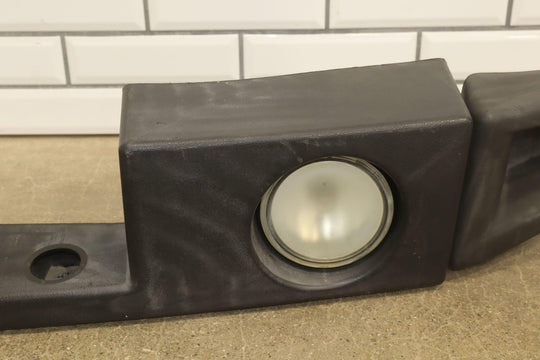 03 - 09 Hummer H2 Front Bumper Covers 3 PCS W/ Fog Lights (Textured Black)