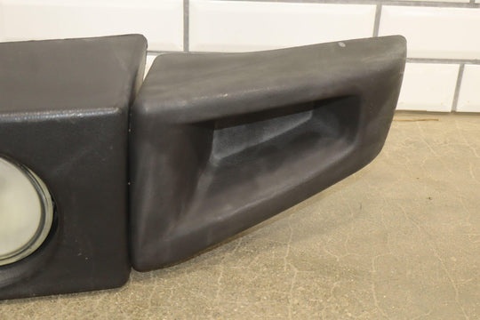 03 - 09 Hummer H2 Front Bumper Covers 3 PCS W/ Fog Lights (Textured Black)