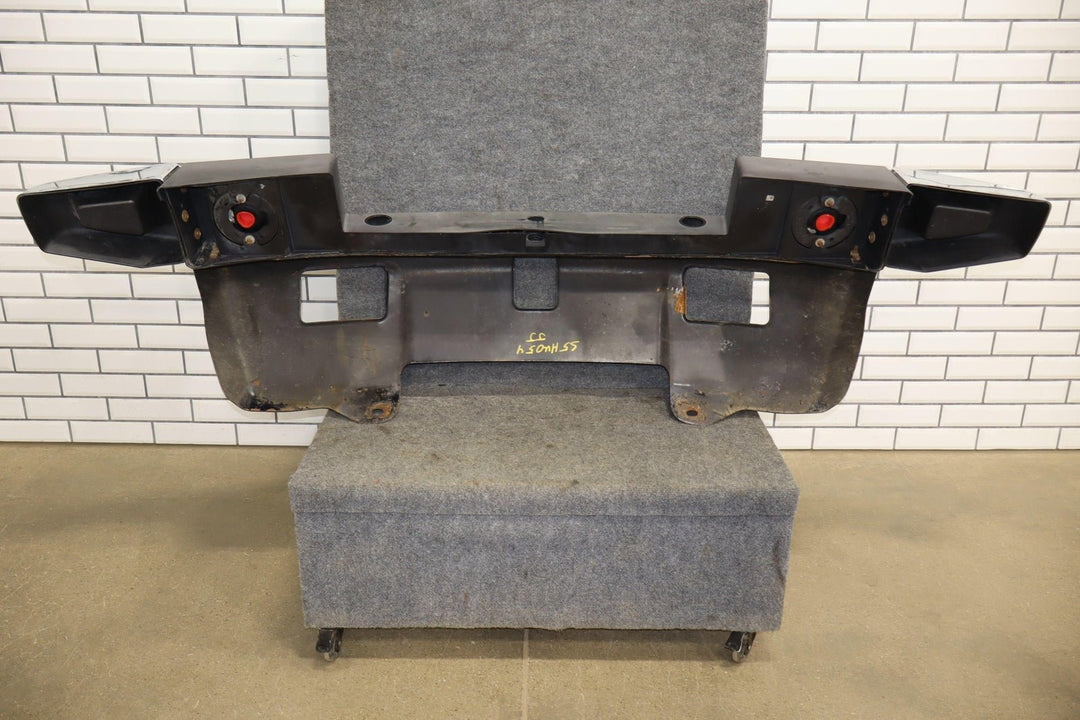 03 - 09 Hummer H2 OEM Front Bumper with Fog Lights & Chrome Winglets