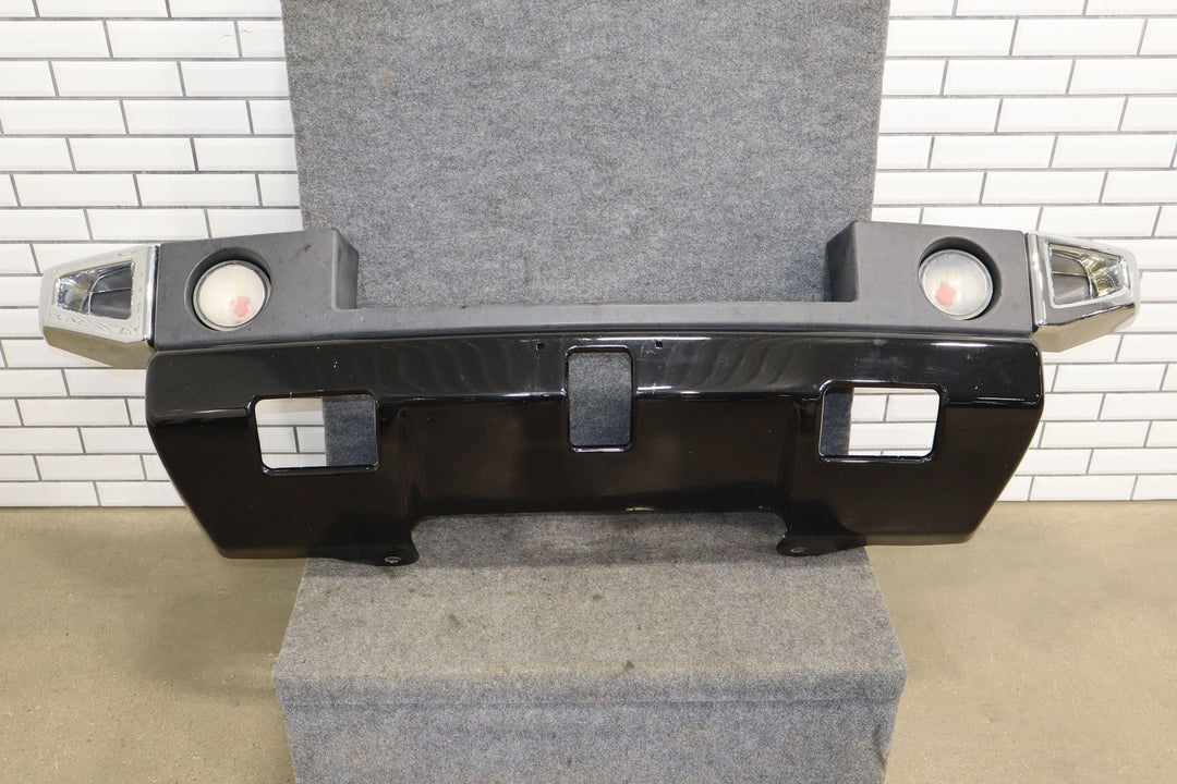 03 - 09 Hummer H2 OEM Front Bumper with Fog Lights & Chrome Winglets
