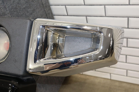 03 - 09 Hummer H2 OEM Front Bumper with Fog Lights & Chrome Winglets