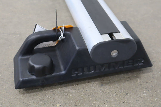 03 - 09 Hummer H2 OEM Pair of 2 Roof Rack Luggage Cross Bars W/ Key E001
