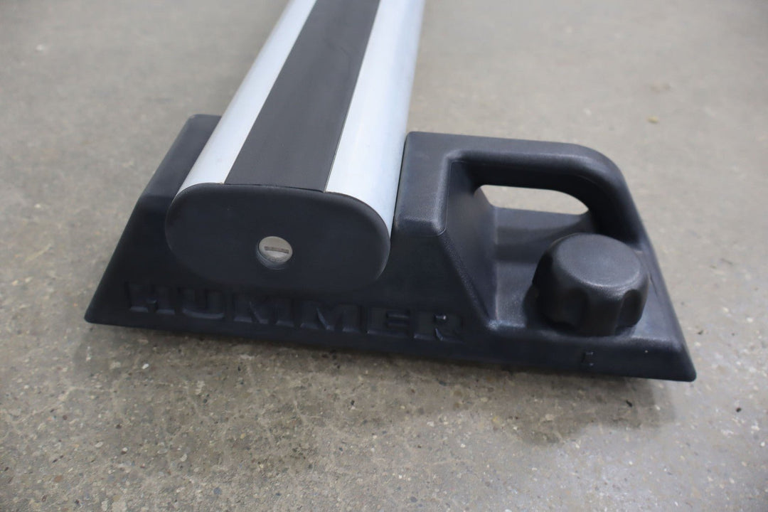 03 - 09 Hummer H2 OEM Pair of 2 Roof Rack Luggage Cross Bars W/ Key E001