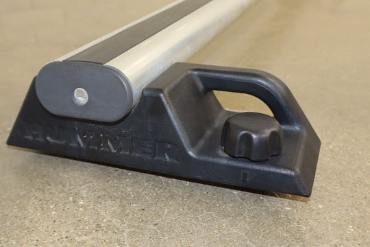 03 - 09 Hummer H2 OEM Pair of 2 Roof Rack Luggage Cross Bars W/ Key E002